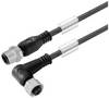 Weidmüller 9457890250 Sensor-/Aktor-Anschlussleitung M12 Buchse, Stecker 2.50 m Polzahl Sensoren: 3 1 St.