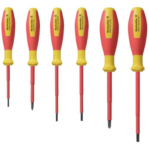 Weidmüller SDI SET S2.5-5.5/PZ1/2 VDE Schraubendreher-Set Schlitz, Kreuzschlitz Pozidriv
