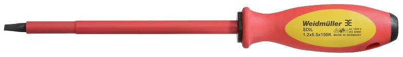 Weidmüller SDIL 1,2X6,5X150K Schlitz-Schraubendreher Klingenbreite: 6.5 mm Klingenlänge: 150 mm