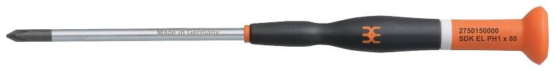Weidmüller SDK EL PH1 X 80 PICO 2750150000 Kreuzschlitz-Schraubendreher 1 Klingenlänge: 80 mm