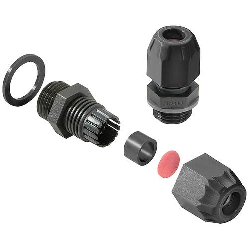 Weidmüller 2721940000 Kabelverschraubung mit Dichtung, mit Zugentlastung, schlagfest M16 Polyamid 6 Schwarz 50 St.