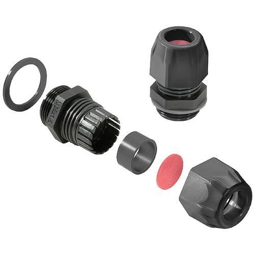 Weidmüller 2722000000 Kabelverschraubung mit Dichtung, mit Zugentlastung, schlagfest M25 Polyamid 6 Schwarz 25 St.