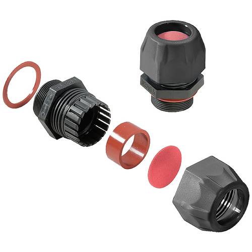 Weidmüller 2722160000 Kabelverschraubung mit Dichtung, mit Zugentlastung, schlagfest M32 Polyamid 6 Schwarz 20 St.