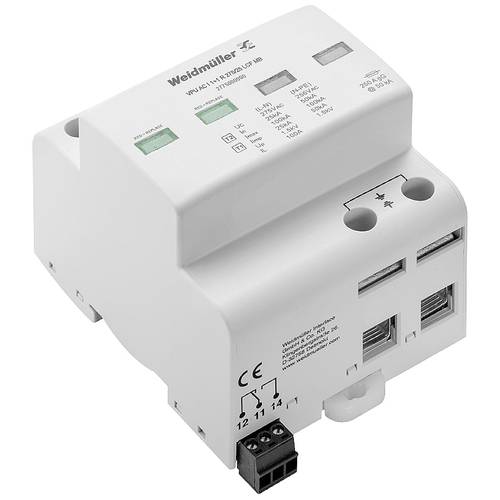 Weidmüller 2775000000 VPU AC I 1+1 R 275/25 LCF MB Überspannungsschutz-Ableiter 25 kA 1 St.