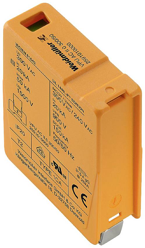 Weidmüller 2807520000 VPU AC II F 0 300/40 Überspannungsschutz-Ableiter 20 kA 1 St.