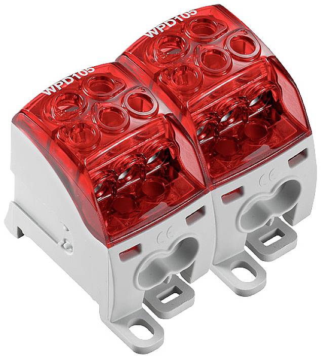 Weidmüller 2725320000 Verteilerblock Schrauben Rot 1 St.
