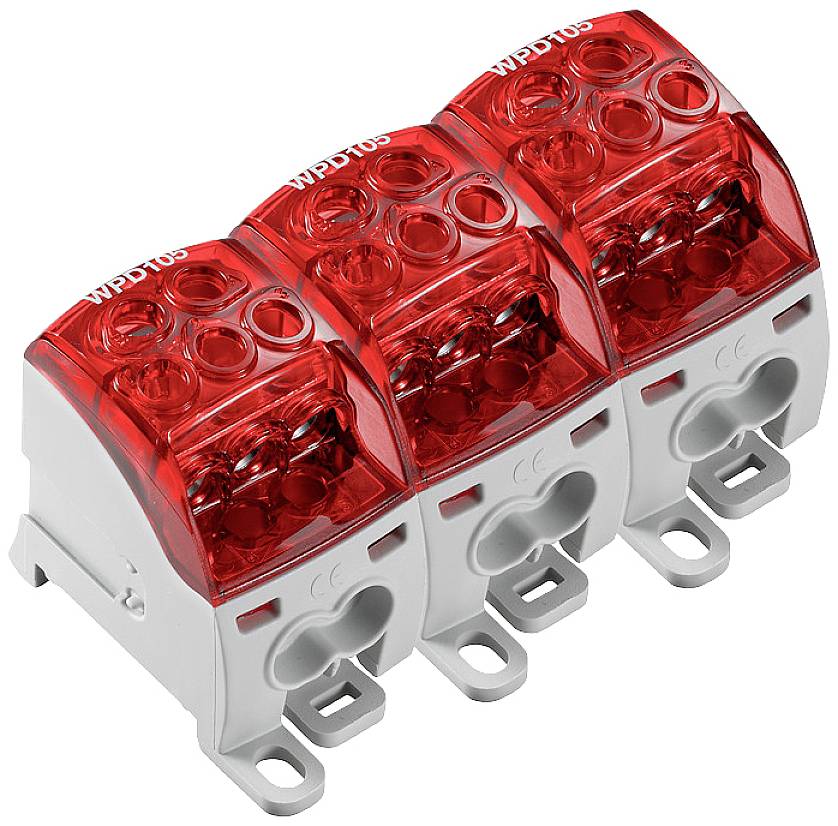 Weidmüller 2725330000 Verteilerblock Schrauben Rot 1 St.