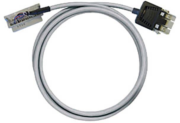 Graues Computer-Flachbandkabel mit Steckverbindern an beiden Enden, geeignet für die Verbindung von Hardwarekomponenten.