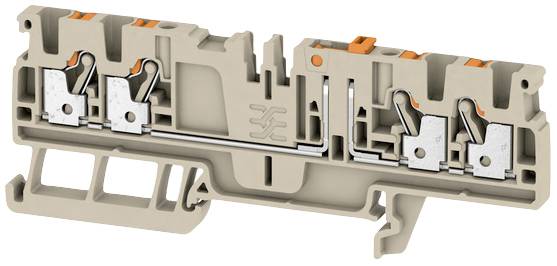 Weidmüller 2675230000 Prüftrenn-Reihenklemme Push-In-Klemme, Steckanschluss Dunkelbeige 50 St.