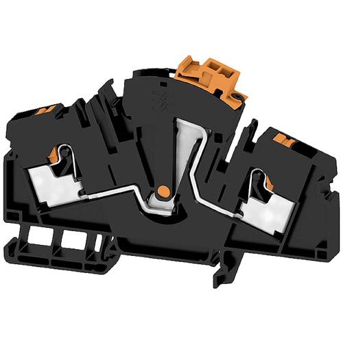 Weidmüller 2740030000 Prüftrenn-Reihenklemme Steckanschluss Schwarz 50 St.