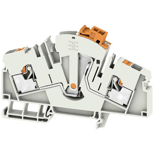 Weidmüller 2740020000 Prüftrenn-Reihenklemme Steckanschluss Grau 50 St.