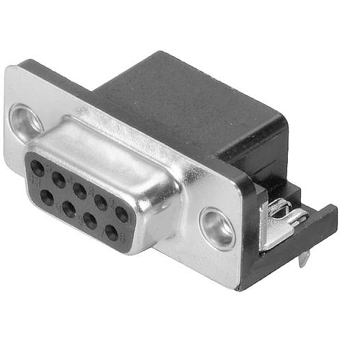 Weidmüller D-SUB F6.3 T09HU 3.2B2 TY BK 2626700000 D-SUB Buchse 90 ° Polzahl: 9 Löten 1 St.