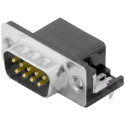 Weidmüller D-SUB M6.3 T09HU 3.2B2 TY BK 2626680000 D-SUB Stecker 90 ° Polzahl: 9 Löten 1 St.