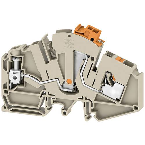 Weidmüller 2710110000 Prüftrenn-Reihenklemme Schrauben Beige 50 St.