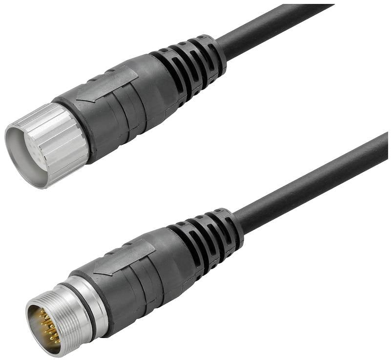 Weidmüller 1541070500 Sensor-/Aktor-Anschlussleitung M23 Buchse, Stecker 5.00 m Polzahl Sensoren: 19 1 St.