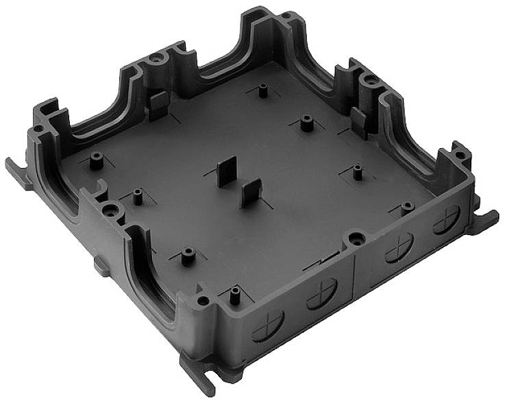 Weidmüller FP ENC BS 042 2B 2659710000 Gehäuse-Unterteil 196 x 196 x 42 Polycarbonat glasfaserverstärkt Graphitschwarz (...