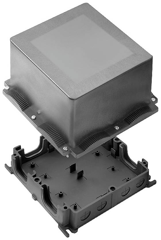Weidmüller FP ENC BSBS 155 2M 2659750000 Universal-Gehäuse 196 x 196 x 155 Polycarbonat glasfaserverstärkt Graphitschwar...