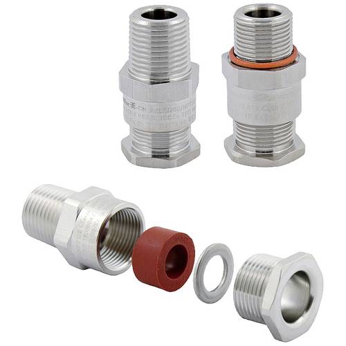 Weidmüller 1185310000 Kabelverschraubung mit Dichtung, mit Zugentlastung M25 Edelstahl Natur 160 St.