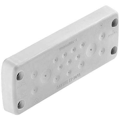 Weidmüller CABTITE EP 24/16 GY Kabeldurchführungsplatte Thermoplast Grau 10 St.