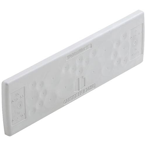 Thumbnail - Weidmüller CABTITE EP A 24/26 GY Kabeldurchführungsplatte Plattenstärke (max.) 2.5 mm Thermoplast Grau 10 St.