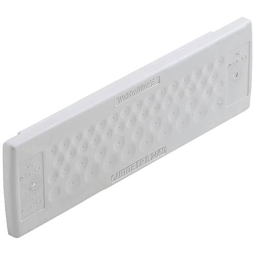 Thumbnail - Weidmüller CABTITE EP B 24/50 GY Kabeldurchführungsplatte Plattenstärke (max.) 4 mm Thermoplast Grau 10 St.