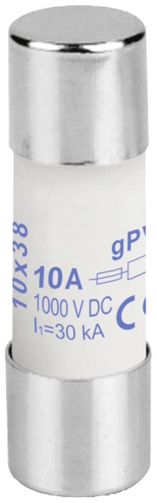 Weidmüller 2783230000 FUSE 10X38 10A 1000 VDC GPV Feinsicherung (Ø x L) 10.3 mm x 38 mm 10 A 1000 V/DC Inhalt 10 St.