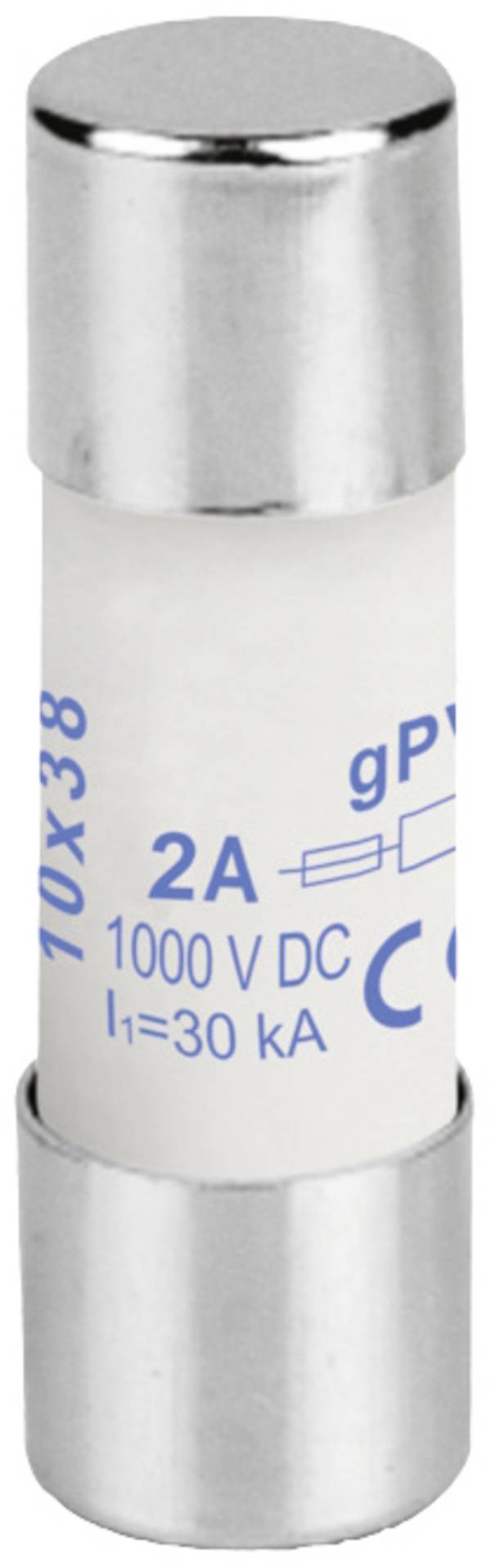 Weidmüller 2783170000 FUSE 10X38 2A 1000 VDC GPV Feinsicherung (Ø x L) 10.3 mm x 38 mm 2 A 1000 V/DC gPV Inhalt 10 St. Package
