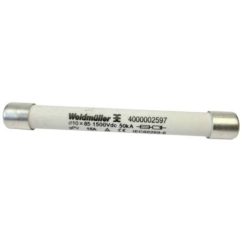 Thumbnail - Weidmüller 4000002609 FUSE WSFL 10X85 16A 1K5V GPV Feinsicherung 16 A 1500 V/DC Inhalt 5 St.