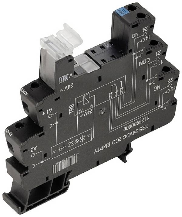 Weidmüller TRS 24-230VUC 2CO EMPTY ED2 Relaissockel (L x B x H) 87.8 x 12.8 x 89.6 mm 10 St.