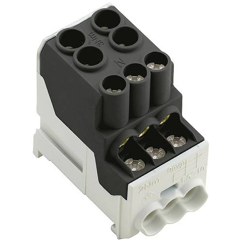 Weidmüller 2814490000 Verteilerblock Schrauben Schwarz 3 St.