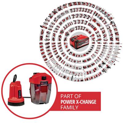 Einhell 4181560 GE-SP 18 LL Li - Solo Klarwasser-Tauchpumpe 4500 l/h 8 m-3
