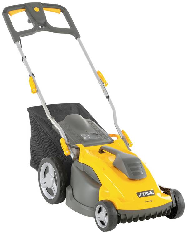 STIGA COMBI 340c Elektro Rasenmäher   Mulchfunktion 1600 W  Schnittbreite (max.) 38 cm Geeignet für Rasenflächen bis 600 m²