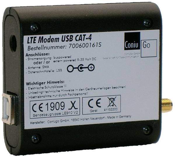 ConiuGo LTE GSM Modem USB dualpowered CAT 4