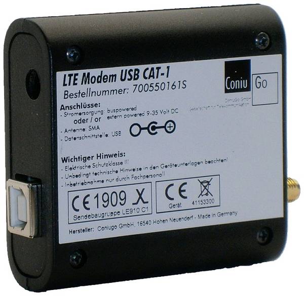 ConiuGo LTE GSM Modem USB dualpowered CAT 1