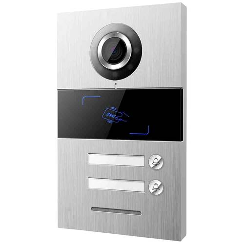 HHG Villa 2 AS Video-Türsprechanlage Außeneinheit Aluminium (gebürstet)