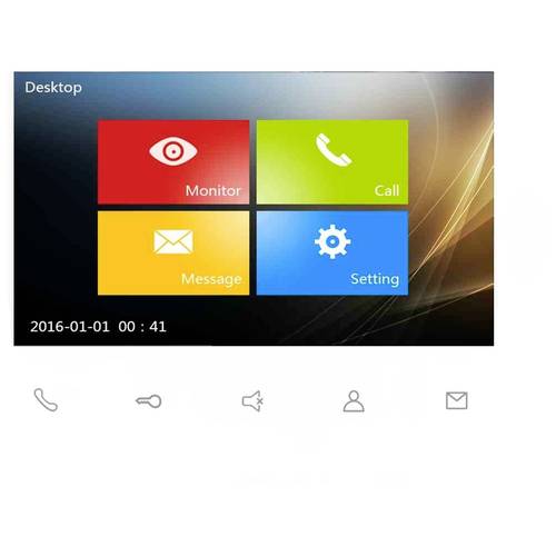 HHG Villa M Türsprechanlagen-Zubehör Monitor Weiß