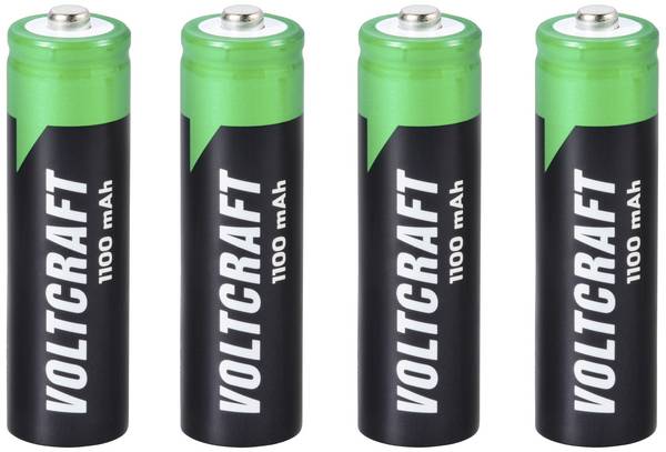 VOLTCRAFT HR06 Mignon (AA)-Akku NiMH 1100 mAh 1.2 V 4 St.
