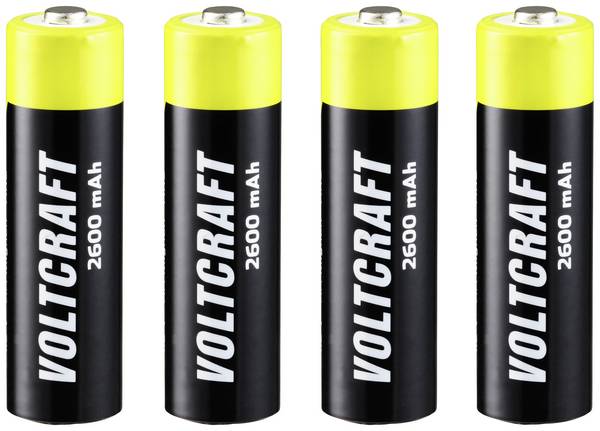 VOLTCRAFT Endurance Mignon (AA)-Akku NiMH 2600 mAh 1.2 V 4 St.