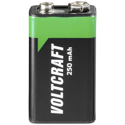 VOLTCRAFT 6LR61 9 V Block-Akku NiMH 250 mAh 8.4 V 1 St.