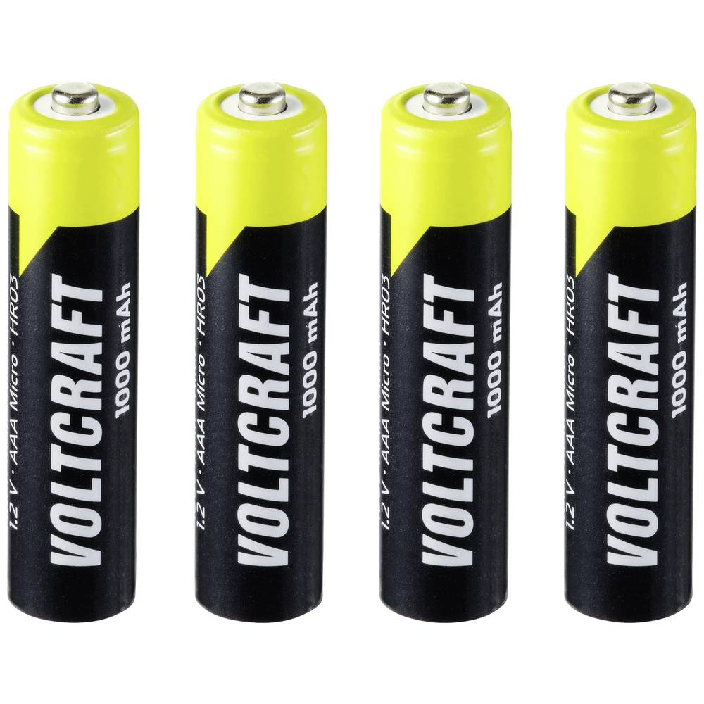 VOLTCRAFT Endurance HR03 Oplaadbare AAA batterij (potlood) NiMH 1000 mAh 1.2 V 4 stuk(s)