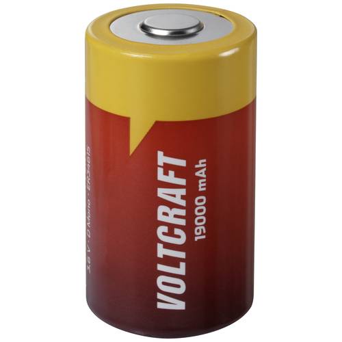Thumbnail - VOLTCRAFT Spezial-Batterie Mono (D) Button-top Li-SoCl2 3.6 V 19000 mAh 1 St.