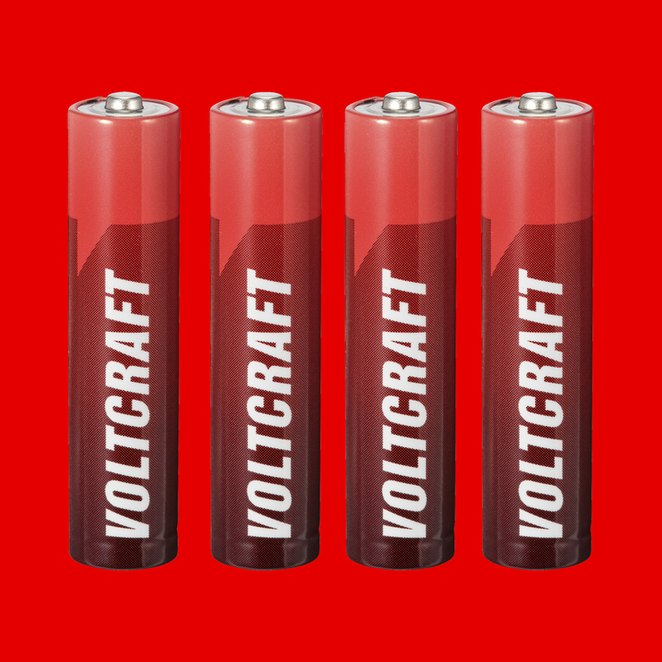 Voltcraft – Alkaline-Batteriesortiment, 100 Stück →