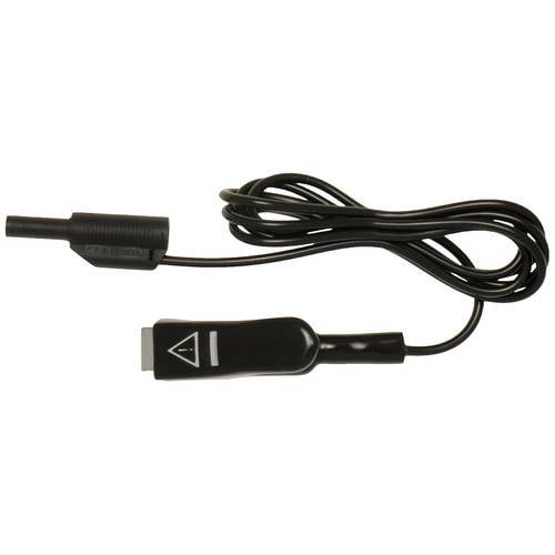 Metrel A 1331 Sicherheits-Messleitung Bananenstecker 4 mm Krokoklemmen Schwarz 1 St.