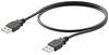 Weidmüller USB-Kabel USB-A Stecker 0.50 m Schwarz PVC-Mantel 1993550005