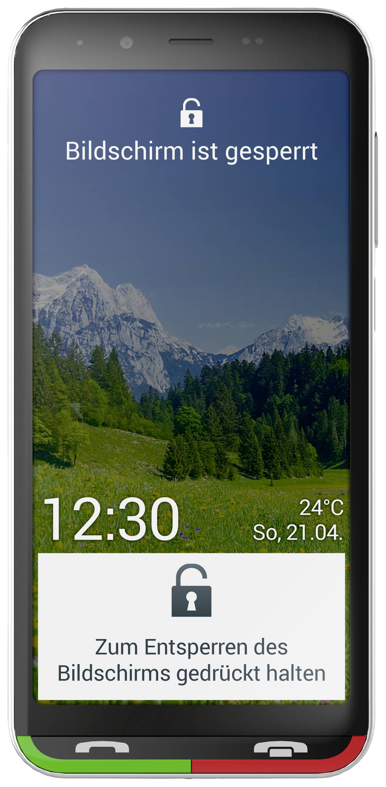 Emporia SUPEREASY 32 GB Schwarz/Silber 12.6 cm (4.95 Zoll) Senioren-Smartphone-1