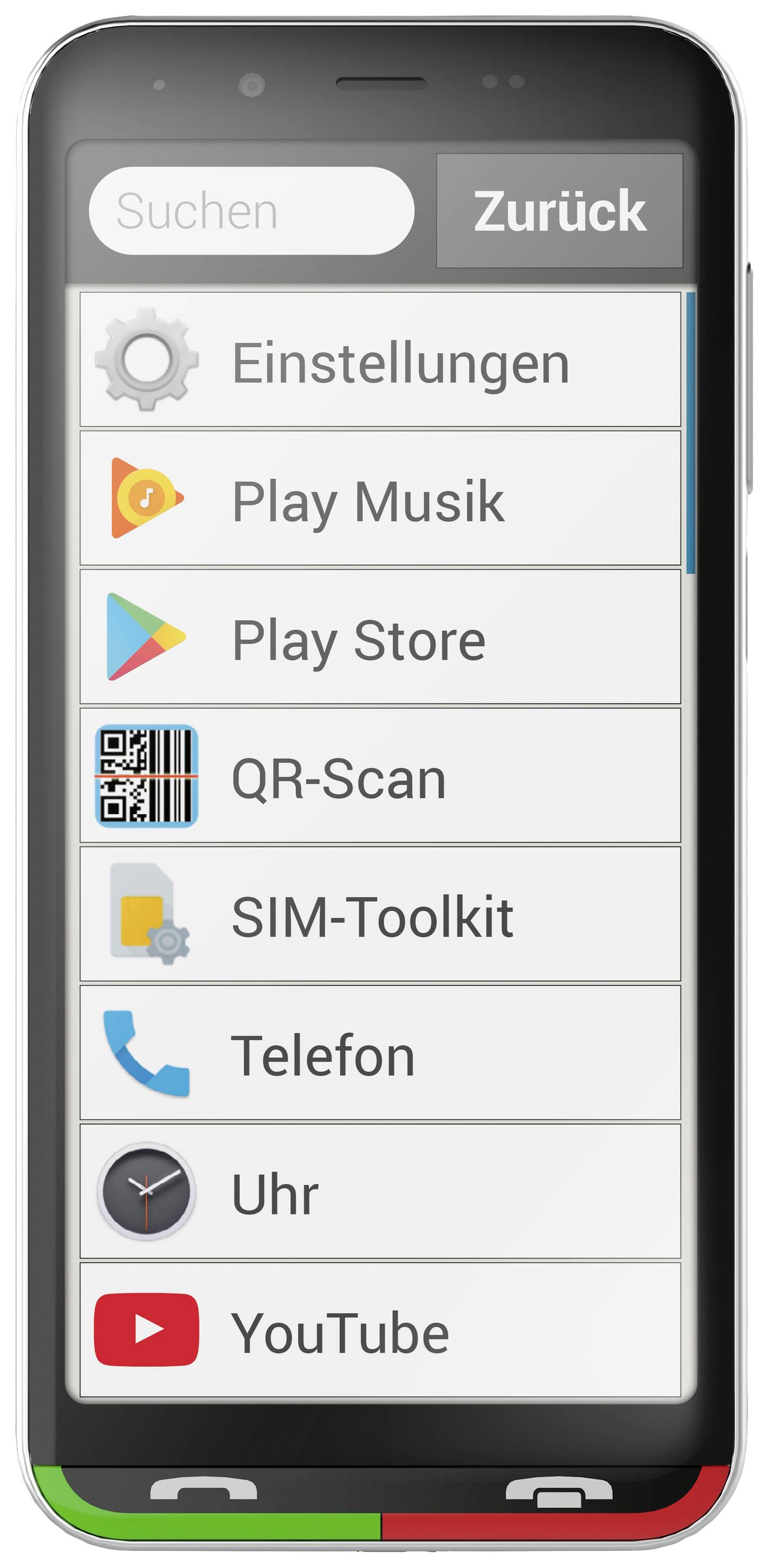 Emporia SUPEREASY 32 GB Schwarz/Silber 12.6 cm (4.95 Zoll) Senioren-Smartphone-5