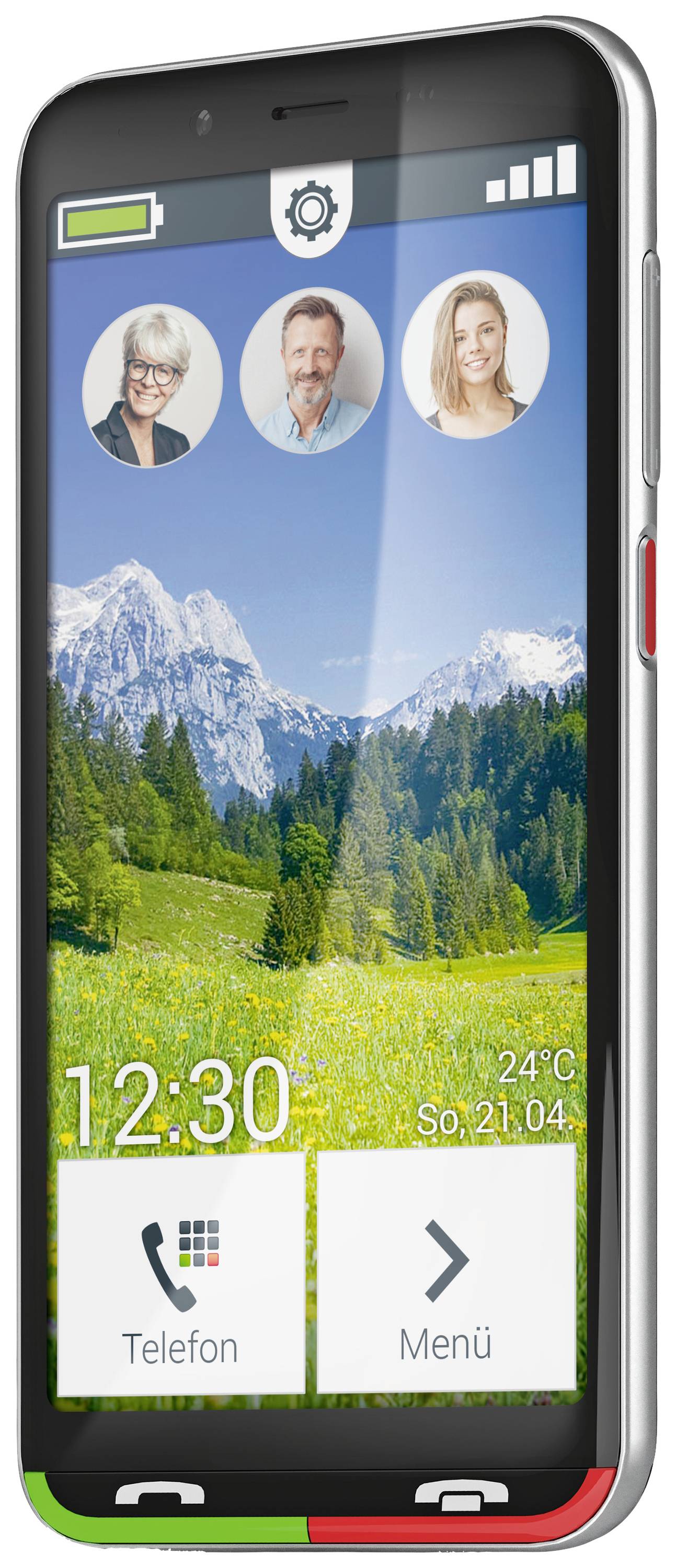Emporia SUPEREASY 32 GB Schwarz/Silber 12.6 cm (4.95 Zoll) Senioren-Smartphone-6
