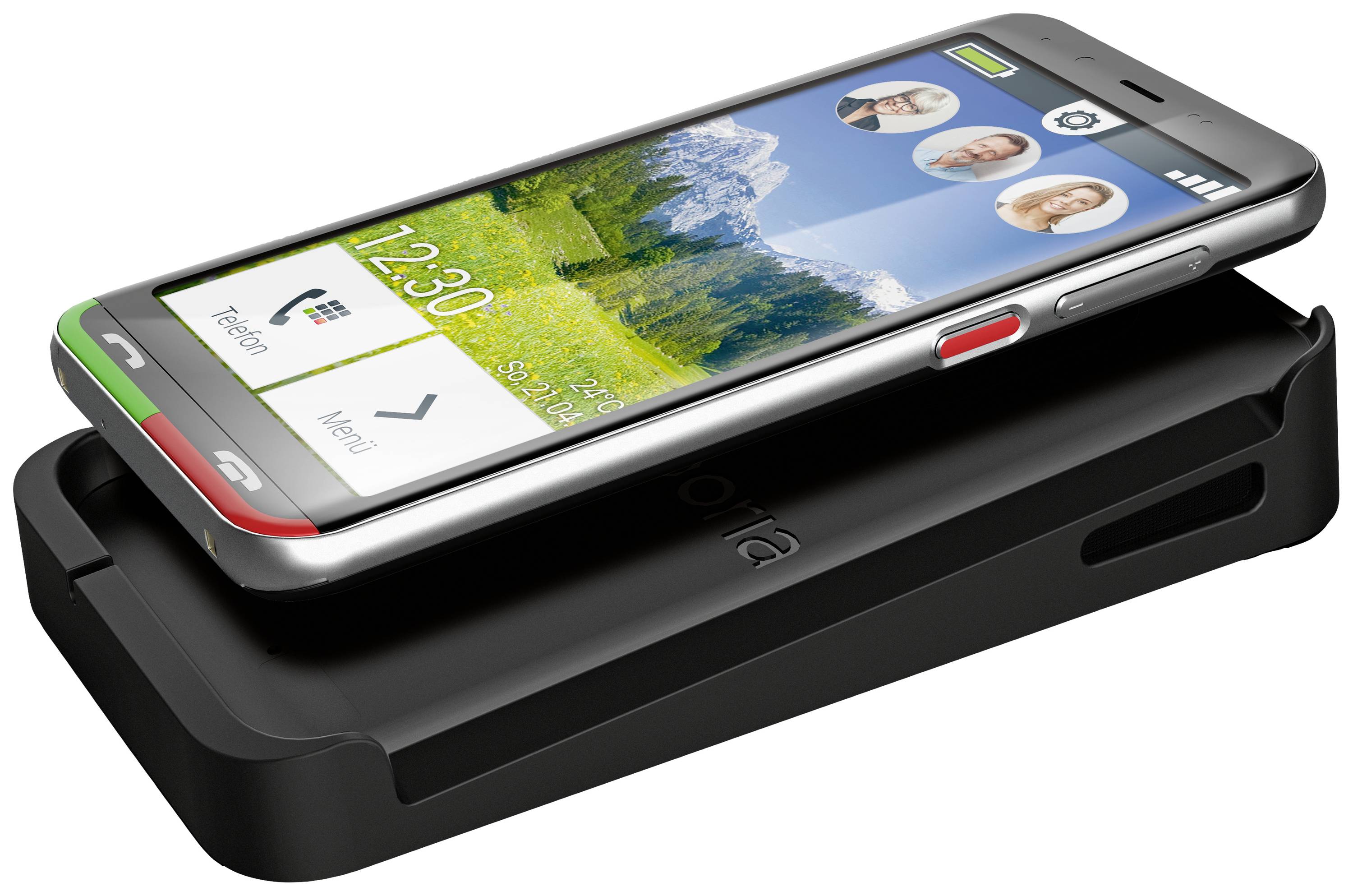 Emporia SUPEREASY 32 GB Schwarz/Silber 12.6 cm (4.95 Zoll) Senioren-Smartphone-11