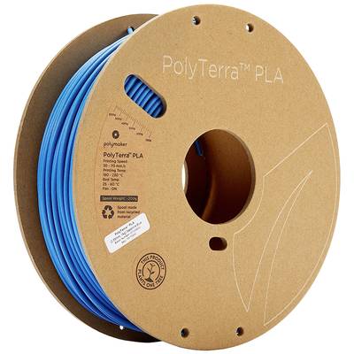 Polymaker 70829 PolyTerra PLA Filament PLA  2.85 mm 1000 g Saphirblau, Blau (matt)  1 St.