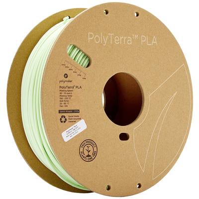 Polymaker 70870 PolyTerra PLA Filament PLA  2.85 mm 1000 g Mint, Minze  1 St.